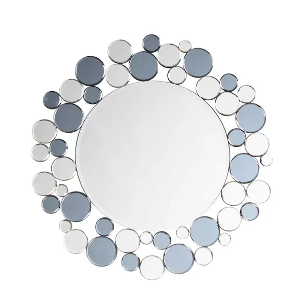 Bestes Angebot ? Designer Glasspiegel In Grau & Silber – Martinez ? 3